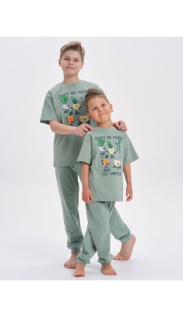 Пижама для мальчиков Светло-зеленый(60)