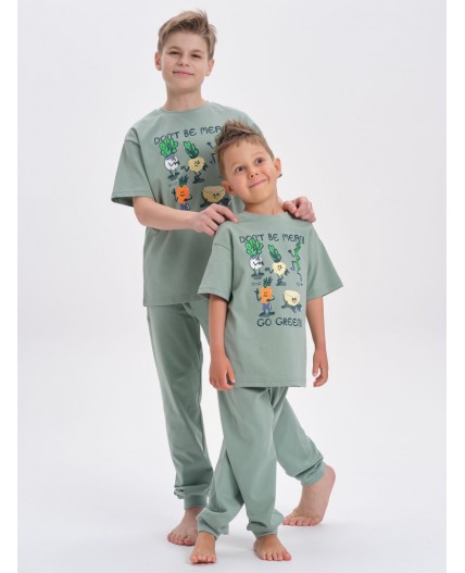 Пижама для мальчиков Светло-зеленый(60)