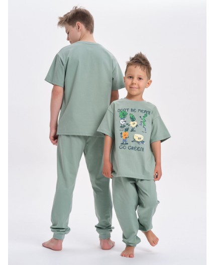 Пижама для мальчиков Светло-зеленый(60)