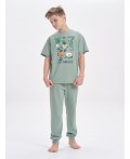 Пижама для мальчиков Светло-зеленый(60)