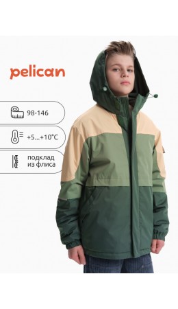 Ветровка для мальчиков Хаки(47)