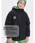 Двусторонняя ветровка для мальчиков Черный(49)