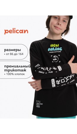 Джемпер для мальчиков Черный(49)