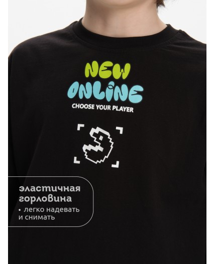 Джемпер для мальчиков Черный(49)