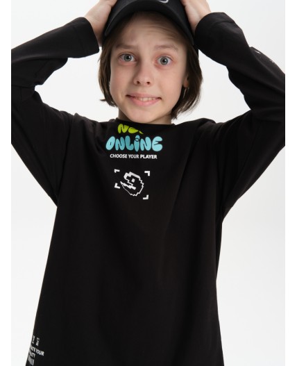 Джемпер для мальчиков Черный(49)