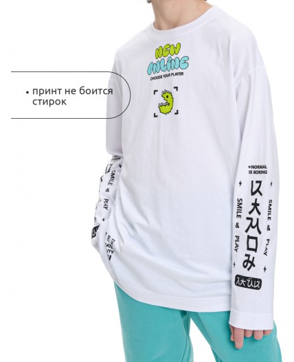 Джемпер для мальчиков Белый(2)