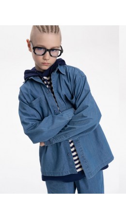 Сорочка верхняя для мальчиков Джинс(10)