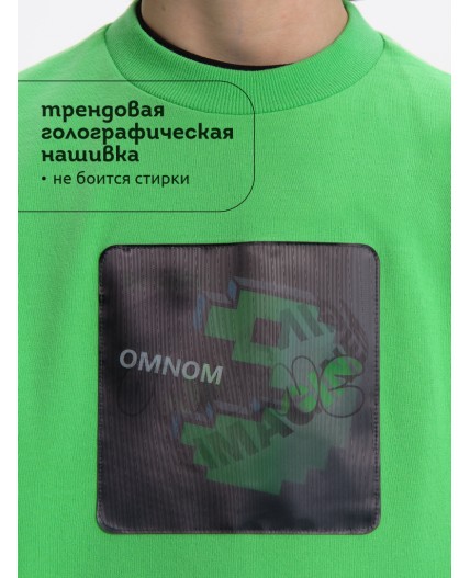 Толстовка для мальчиков Салатовый(38)