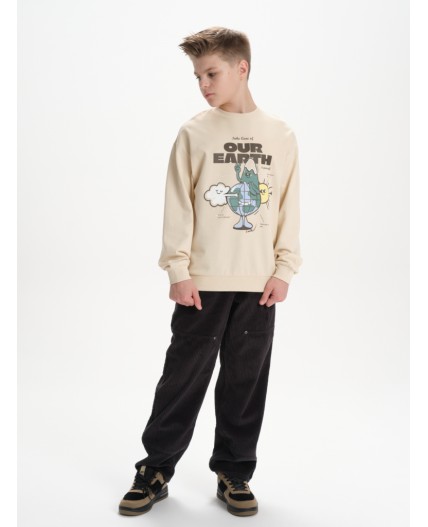 Толстовка для мальчиков Кремовый(19)