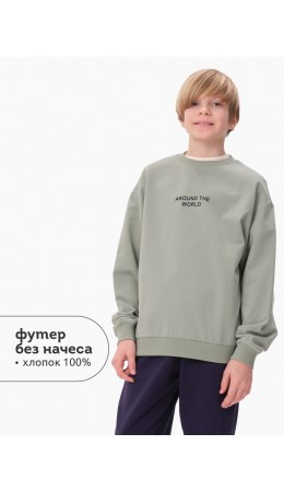 Толстовка для мальчиков Светло-зеленый(60)