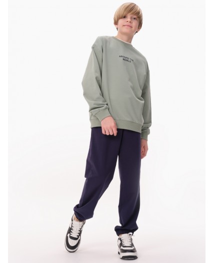 Толстовка для мальчиков Светло-зеленый(60)