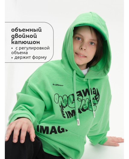 Толстовка для мальчиков Салатовый(38)