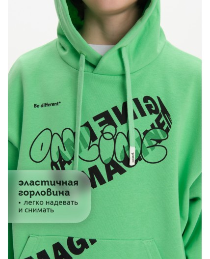 Толстовка для мальчиков Салатовый(38)