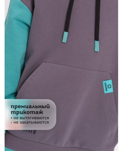 Толстовка для мальчиков Серый(40)