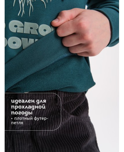 Толстовка для мальчиков Изумрудный(14)