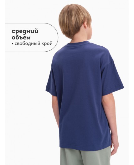 Футболка для мальчиков Темно-синий(54)