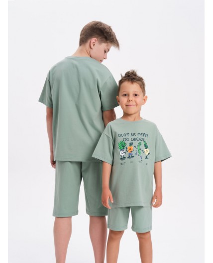 Пижама для мальчиков Светло-зеленый(60)