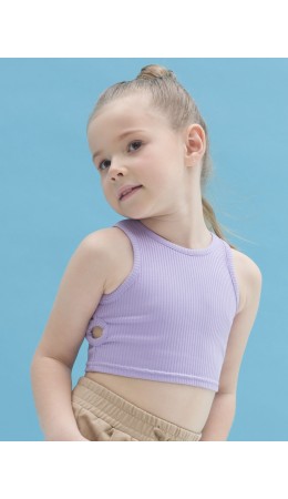 Майка (модель 'топ') для девочек Лаванда(20)