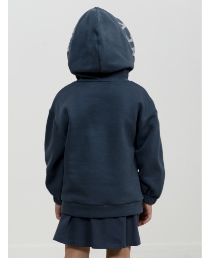 Толстовка для девочек Темно-серый(43)