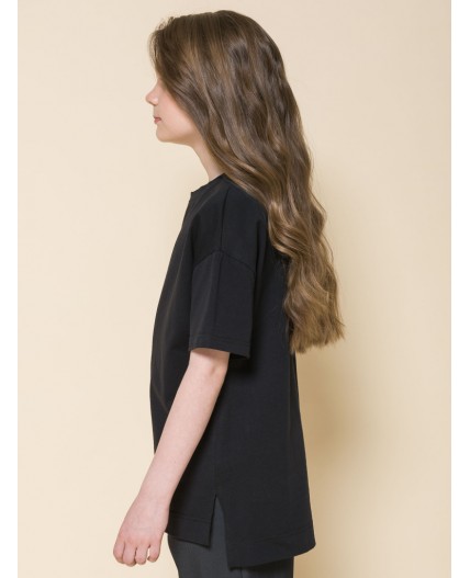 Футболка для девочек Черный(49)