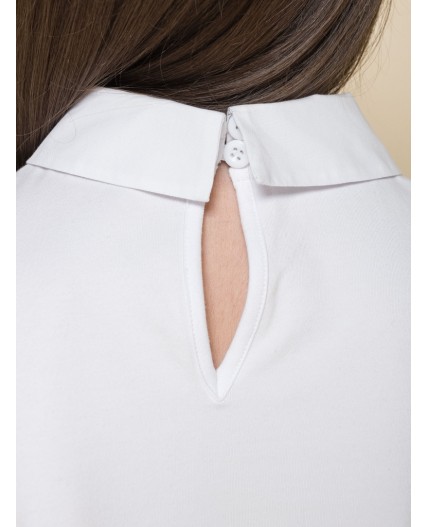 Джемпер для девочек Белый(2)