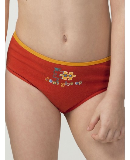 Трусы для девочек Оранжевый/красный/терракотовый(31/18/44)
