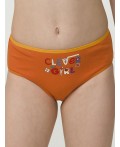 Трусы для девочек Оранжевый/красный/терракотовый(31/18/44)