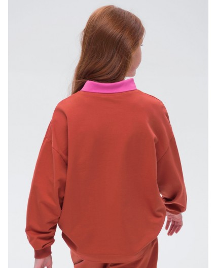 Толстовка для девочек Шоколадный(50)