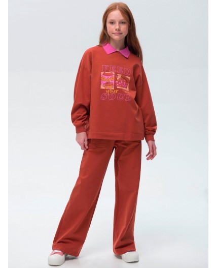 Толстовка для девочек Шоколадный(50)