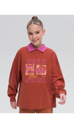 Толстовка для девочек Шоколадный(50)