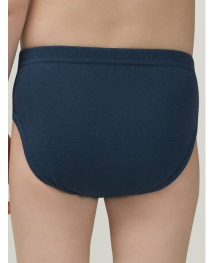 Трусы для мальчиков Темно-синий/светло-серый/кораловый(54/53/16)