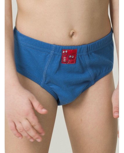 Трусы для мальчиков Джинс/красный/серый(10/18/40)