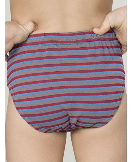 Трусы для мальчиков Джинс/красный/серый(10/18/40)