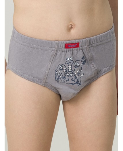 Трусы для мальчиков Джинс/красный/серый(10/18/40)