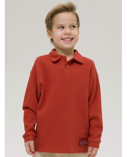 Джемпер для мальчиков Терракотовый(44)