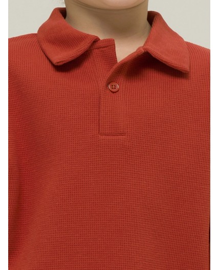 Джемпер для мальчиков Терракотовый(44)