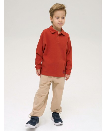 Джемпер для мальчиков Терракотовый(44)