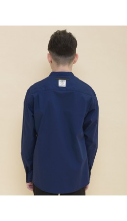 Сорочка верхняя для мальчиков Темно-синий(54)
