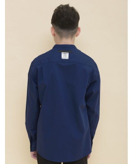 Сорочка верхняя для мальчиков Темно-синий(54)