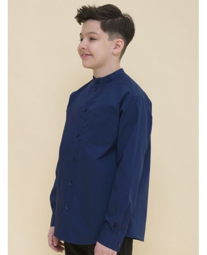 Сорочка верхняя для мальчиков Темно-синий(54)