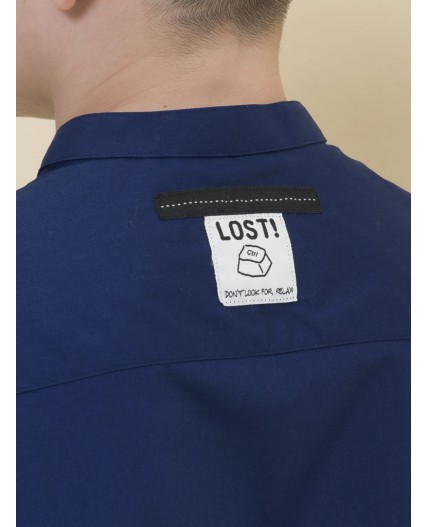 Сорочка верхняя для мальчиков Темно-синий(54)