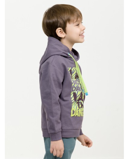 Толстовка для мальчиков Серый(40)