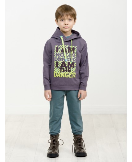 Толстовка для мальчиков Серый(40)