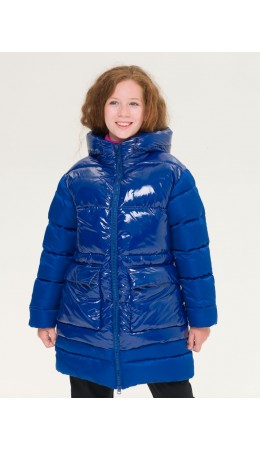Пальто для девочек Синий(41)