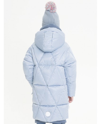 Пальто для девочек Серый(40)