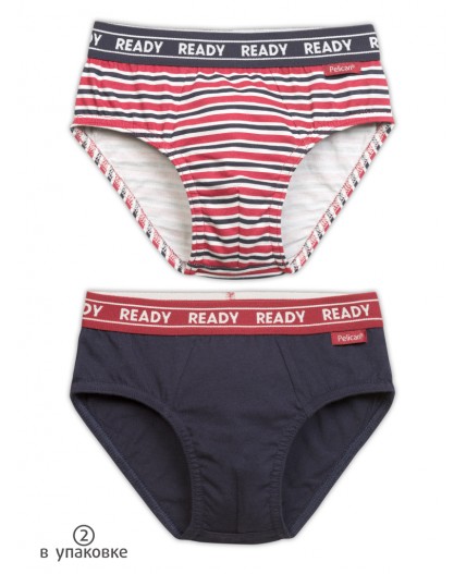 Трусы для мальчиков Бордовый/темно-синий(5/54)