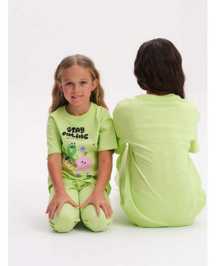 Пижама для девочек Яблочный(51)