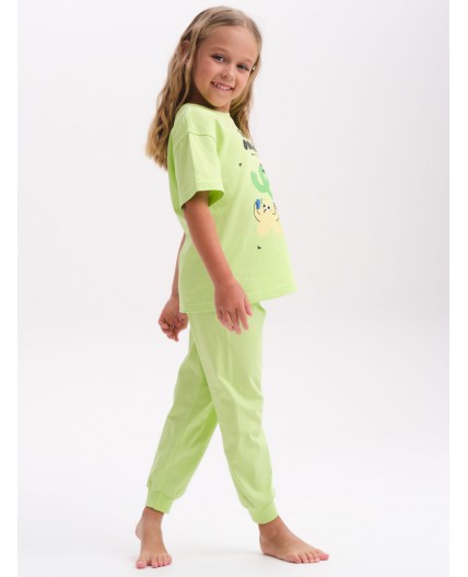 Пижама для девочек Яблочный(51)
