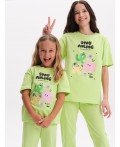 Пижама для девочек Яблочный(51)