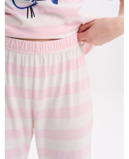Пижама для девочек Бледно-розовый(65)
